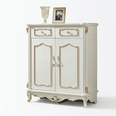 Laden van houten dressoir Witte dressoirs Woonkamer