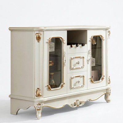 Klassiek dressoir glazen kast commode meubels vitrine kast barok