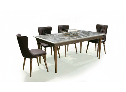 Eettafel Tafel Hout 180x100 Eetkamer bruin Eettafels Tafels Meubels Nieuw