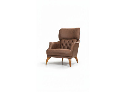 Luxe fauteuil bank gestoffeerd meubilair Chesterfield Design bank leer