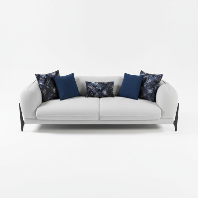 Sofa Bank Bekleding Driepersoons Grijs Bankstellen Meubels Modern Ontwerp 3-zits Banken Nieuw
