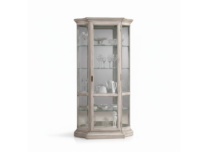 Luxe houten vitrine dressoir ontwerpkasten wit Italiaanse meubels kast nieuw