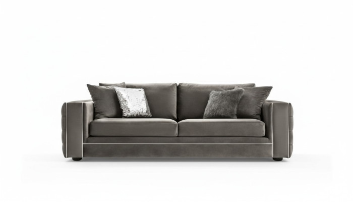 Hoogwaardige bank 4-zits gestoffeerde banken Designer bank Luxe Chesterfield