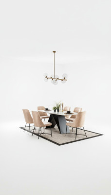 Eetkamerset Eetgroep Meubelgroep Eetkamer Eettafel 6x Stoel Set 7-delig