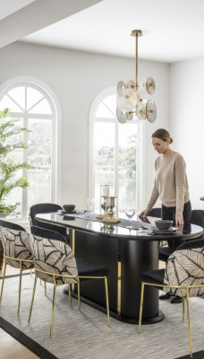 Eetkamer Eettafel Stoel 6x Stoelen Tafel Tafels Metaal Eetgroep Set 7-delig Nieuw