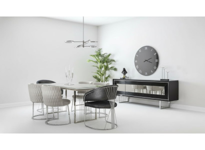 Eetkamerset Eetkamerset Eettafel Set Sideboard Luxe Meubels 4 Stoelen Tafel
