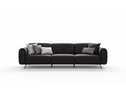 Luxe Bankstel 4-zits Leder Woonkamer Modern Design Banken Bekleding Banken