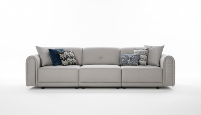Luxe bankstel 4 zits stof Woonkamer Modern design Banken Bekleding Bankstellen