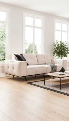 Luxe bankstel 3-zits stof Woonkamer Modern design Banken Bekleding Bankstellen