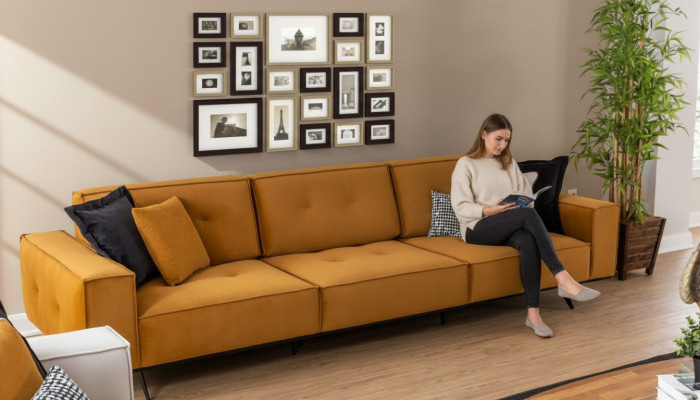 Sofa Bank Vierzits Meubels Banken Bekleding Banken Textiel Stof Inrichting