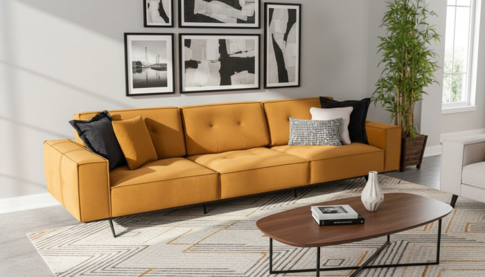 Sofa Bank Vierzits Meubels Banken Bekleding Banken Textiel Stof Inrichting