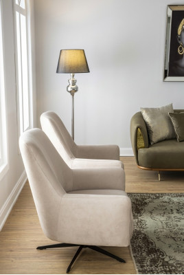 Moderne fauteuil van één zitplaats Luxe fauteuil Inrichting Woonkamer Bank 1-zitter Nieuw