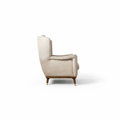 Moderne eenzitter fauteuil, luxe fauteuil, inrichting woonkamer bank, 1-zits nieuw.