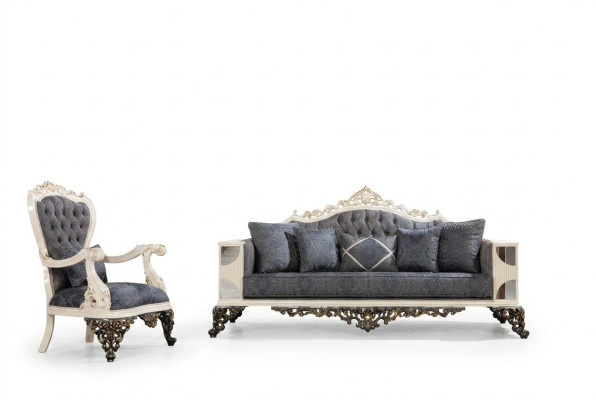 Sofa set 3+1 zits designbanken gestoffeerde bankstellen relax klassieke bank nieuw