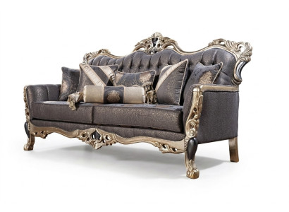 Luxe bankstel 3-zits stof woonkamer klassiek design banken gestoffeerde banken nieuw