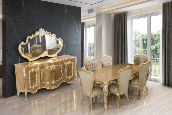 Eetkamer 6x Stoel Set Stoelen Nieuw Eetset Eetgroep Luxe Meubels