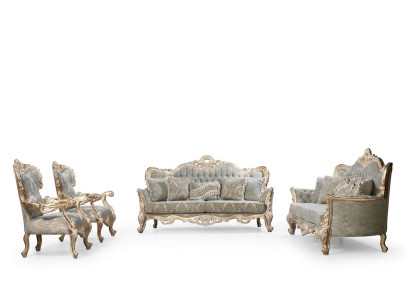 Chesterfield bankstel 3+3+1+1 zits salontafel Klassieke bank gestoffeerde zitting  Chesterfield bankstel met 3+3+1+1 zits salontafel Klassieke stijl gestoffeerde zitting.