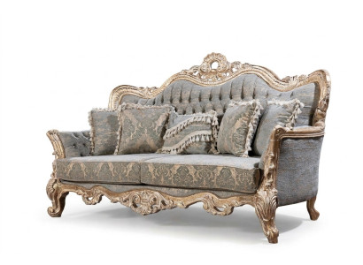Chesterfield 3-zits designbank luxe gestoffeerde banken bankstellen stof textiel