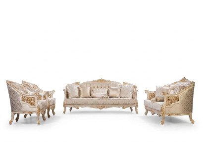 Luxe Chesterfield bankstel set zitgroep 3+3+1+1 zits bank ontwerper groep 4-delig. Nieuw.