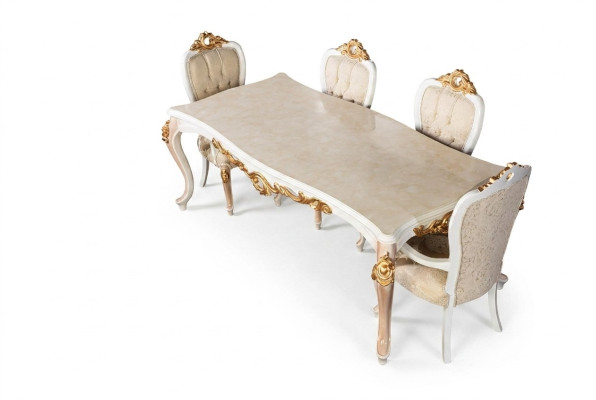 Tafel Klassieke Luxe Houten Tafels Barok Rococo Antieke Stijl Eet- Woonkamer