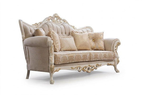 Bank 3-zits stof driesitsbanken Luxe woonkamer barok stijl bank barok