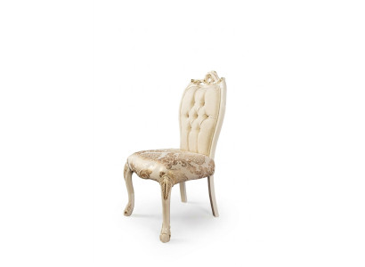 Stoel zonder armleuningen Houten stoelen Luxe stof Ontwerpstoel Fauteuil Nieuw Bekleding