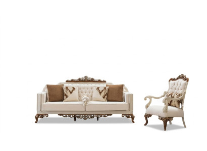 Sofaset 3+1 zits bank bankstellen banken gestoffeerd stof textiel