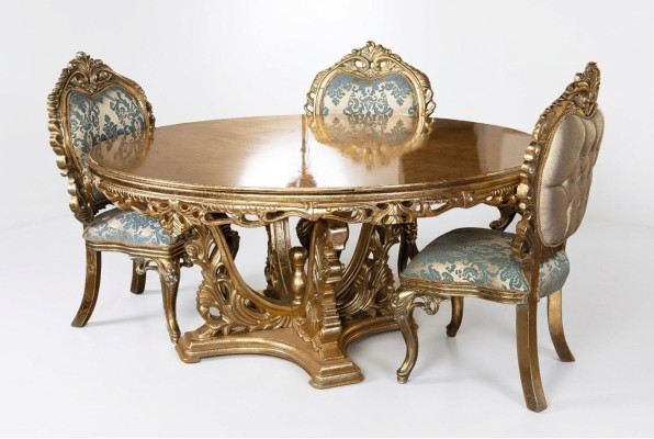 Compleet set eettafel + 4 stoelen eethoek set eetgroep tafel tabellen 5-delige