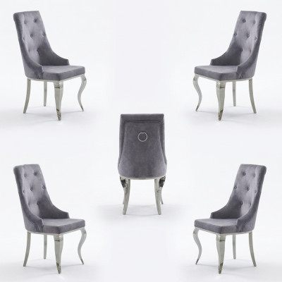 Stel stoelen 4x, eetkamergroep, nieuw ontwerp, armstoel, stoel