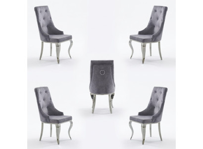 Stel stoelen 4x, eetkamergroep, nieuw ontwerp, armstoel, stoel