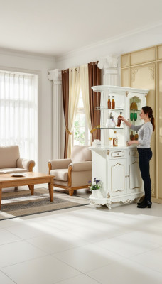 Bar Kast Houten Kasten Teller Huis Bar Toonbank Tafel Wijnkast Planken