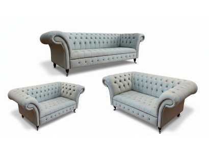 Zetelontwerp Bankstellen Bankstel 3+2+2 zits stof Moderne styling