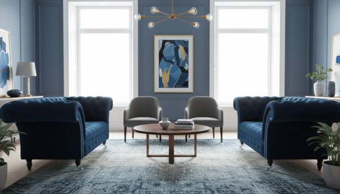 Fauteuil Chesterfield meubelset 2x éénzitter set luxueuze fauteuils banken 2 stuks.