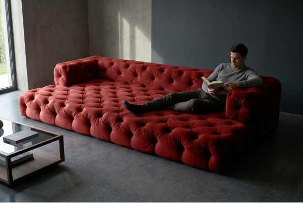 Ontwerp Chesterfield Sofagarnituur Big xxl bankstel 5-zits bank gestoffeerde banken.