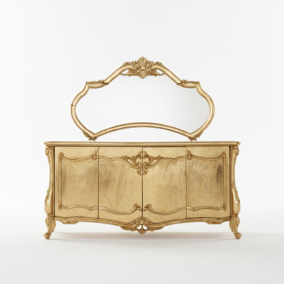 Dressoir Spiegel Luxe Commode Set Meubels Ladenkasten Dressoir Goud