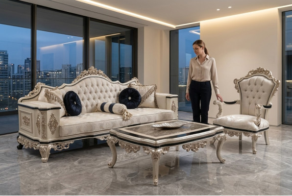 Luxe woonkamer bankstel set 3+1 met salontafel bankstel bank banken