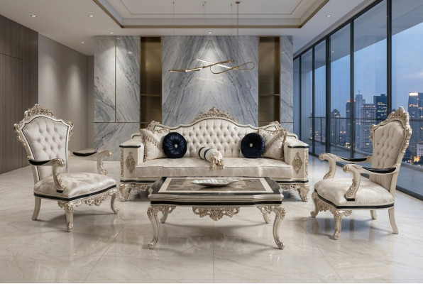 Luxe woonkamer bankstel set 3+1 met salontafel bankstel bank banken