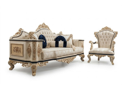 Chesterfield bankstel set 3+1 Luxe 2-delige Stoffen Bank Woonkamer