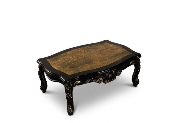Sierlijke salontafel van hout Klassieke salontafels Meubelen 120x80 Tafels