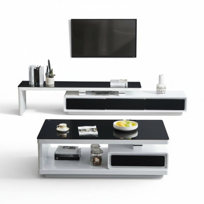 Ontwerper Modern Sideboard Zwart-witte commode TV-stand Luxe