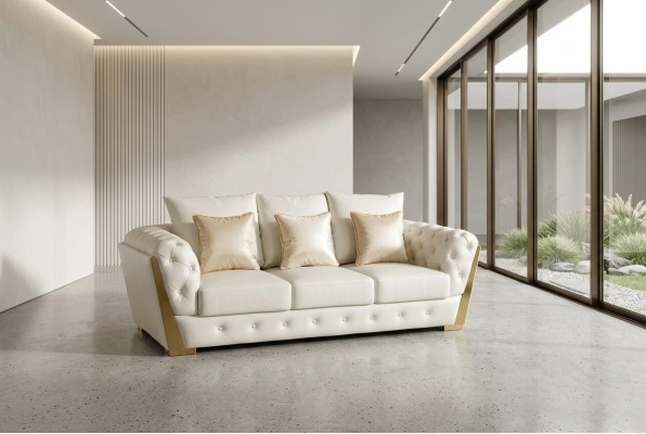 Driepersoons bank Meubels Inrichting Chesterfield Medusa Luxe Inrichting