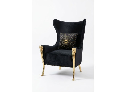 Luxe fauteuil bank gestoffeerde meubels eenzitter banken bank oorfauteuil