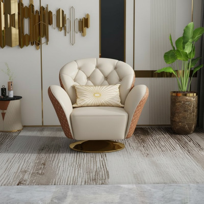 Draaibare Chesterfield fauteuil fauteuils gestoffeerde meubels enkele zitplaatsen