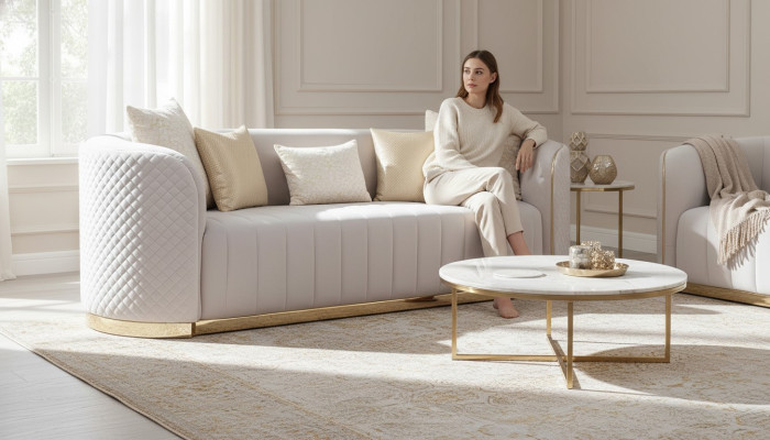 Ovale bank Tweezits banken Meubels Bank Inrichting Woonkamer Banken