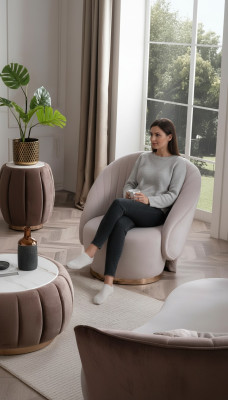 Fauteuil Ontspanningsstoel Fauteuil Stoelen Bekleding Eenpersoons meubels Stof Textiel