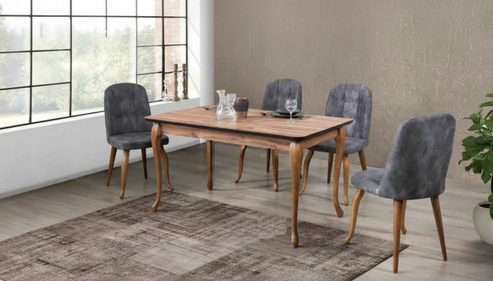 Eetkamer eettafel set eetkamermeubilair set eetkamersets dh 4 stoelen 5-delig