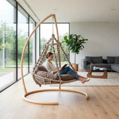 Schommelstoel Hangstoel Hangmat Hangende mand Schommelstoel Hangstoel Tuinstoel