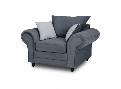 Televisiestoel, eenzits Chesterfield bank bankstel meubels fluweel