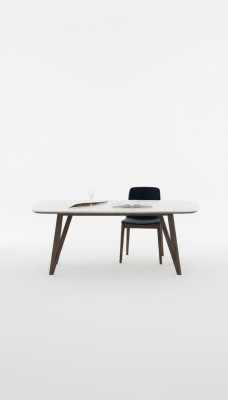Walnoot Natuurlijk Keukentafel Eetkamermeubels Moderne Stijl Luxe Meubels Tafel