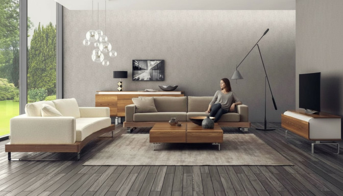 Moderne bankstel 3+2 zits Luxueuze woonkamer bankstellen bekledingsset